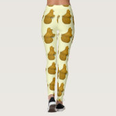 Leggings Trumpeter Pigeon Jaune (Dos)