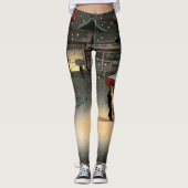 Leggings Tsuchiya Koitsu - Neige au temple de Nezu (Devant)