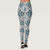 Leggings Tuile bleue portugaise (Dos)