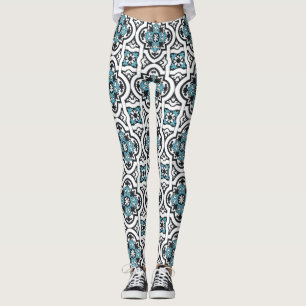 Leggings Tuile bleue portugaise