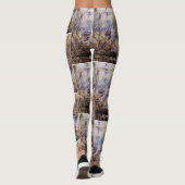 Leggings tuiles de pierre pourpre (Dos)