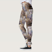 Leggings tuiles de pierre pourpre (Gauche)