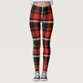 Leggings Tuiles Tartan sans mer (Devant)