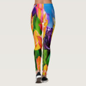 Leggings Tulipes colorées (Dos)