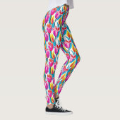 Leggings Tulipes d'art pop (Droite)