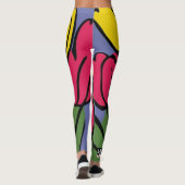 Leggings Tulipes de printemps (Dos)