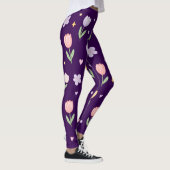 Leggings Tulipes pastel (Droite)
