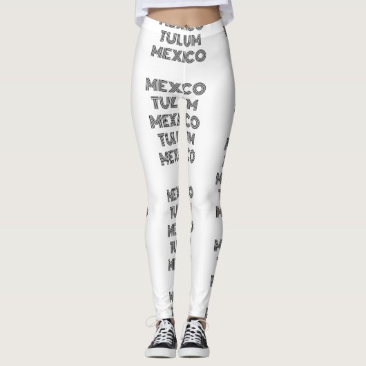 Leggings Tulum - Mexique - Le paradis dans le monde - Favor (Devant)