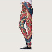 Leggings Turc Kilim Tapis tapis Antique Rouge Bleu (Gauche)