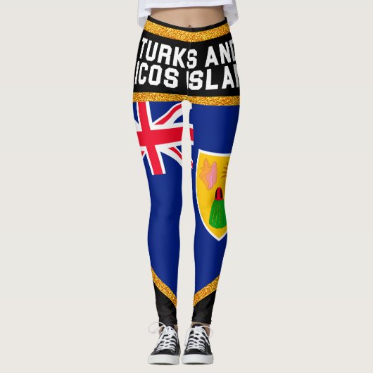 Leggings Turcs et drapeau de la Caïques (Devant)