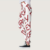 Leggings Turquie Drapeau turc Motif de typographie (Gauche)