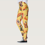 Leggings Turquie Thanksgiving Fall Animaux (Gauche)