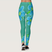 Leggings turquoise (Dos)