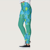 Leggings turquoise (Gauche)