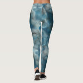 Leggings Turquoise Abstrait (Dos)
