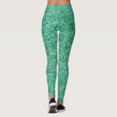 Leggings Turquoise bleu-vert moderne design motif tendance (Dos)