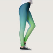 Leggings Turquoise/citron vert (Droite)