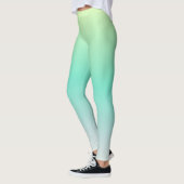 Leggings Turquoise Clair Moderne Ombre (Gauche)