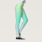 Leggings Turquoise Clair Moderne Ombre (Droite)