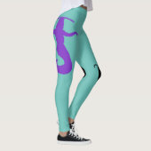 Leggings Turquoise des jambières de Siren Dragons (Droite)