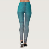 Leggings Turquoise Gris rustique ombre (Dos)