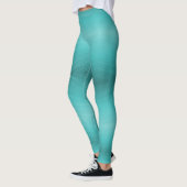 Leggings turquoise modernes (Gauche)