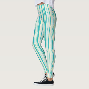 Leggings turquoises et jaunes