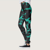 Leggings Turquoises points saillants Camo (Gauche)