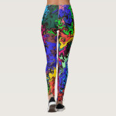 Leggings Twirly coloré Abstrait / (Dos)