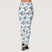 Leggings Type 1 Diabetes Blue Ribbon Awareness ESPOIR (Dos)