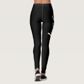 Leggings Type 1 Diabetes Blue Ribbon Awareness ESPOIR (Dos)
