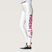 Leggings typographie de CAT MOMMA amusante | (Gauche)