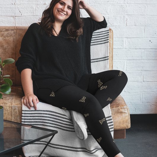 Leggings Typographie du bol d'Halloween