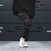 Leggings Typographie du bol d'Halloween