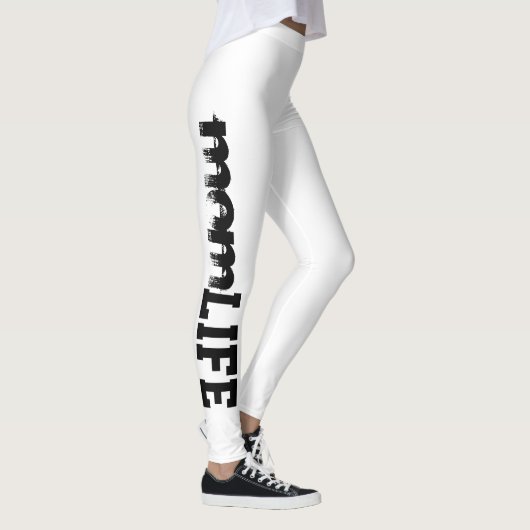 Leggings typographie MOM LIFE | (Droite)