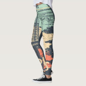 Leggings Typographie parisienne : affiche Eiffel abstraite. (Gauche)