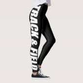 Leggings typographiques de piste et de champ pour  (Droite)