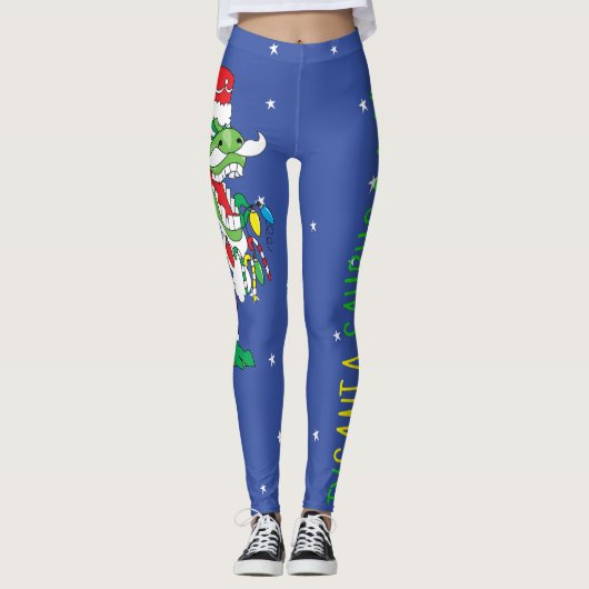 Leggings TySANTAsaurus Baby! (Devant)