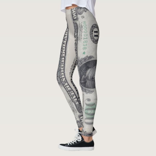 Leggings U.S. 500 Dollar Star Note Front (Gauche)