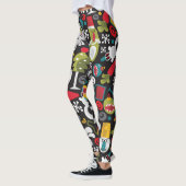 Leggings Ugly Christmas and Happy New Year (Gauche)