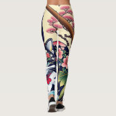 Leggings Ukiyo-e Punk city KIMONO Cats Leggings-THE 其の参 (Dos)