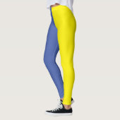 Leggings Ukraine bleue et jaune (Gauche)