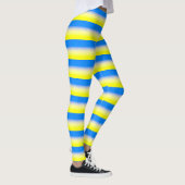 Leggings Ukraine bleue et jaune Inspiration de la paix anti (Droite)