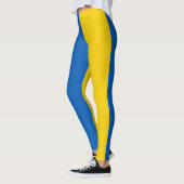 Leggings Ukraine Drapeau bleu jaune (Gauche)