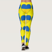 Leggings Ukraine Drapeau bleu jaune Thunder_Cove  (Dos)