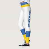 Leggings Ukraine Drapeau Couleurs Jaune Bleu Moderne Simple (Gauche)