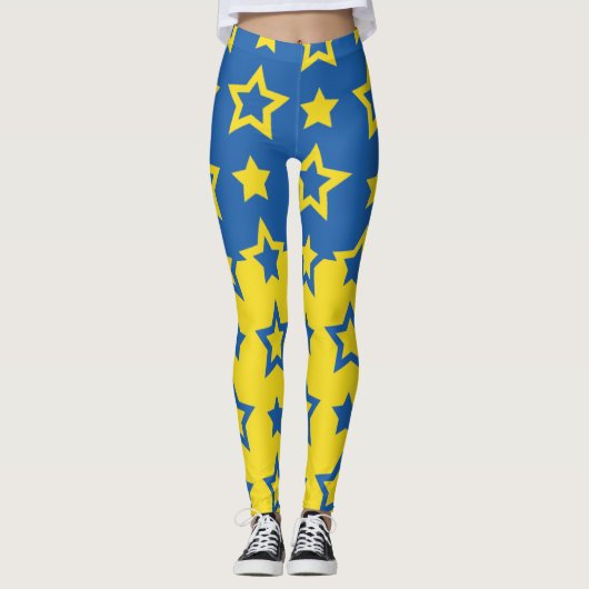 Leggings Ukraine Drapeau Patriotique ukrainien (Devant)