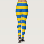 Leggings Ukraine & drapeau ukrainien mode Stripes / sports (Dos)