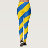 Leggings Ukrainien de drapeau de l'Ukraine patriotique (Dos)
