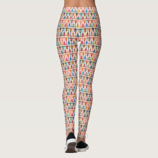 Leggings ukulèle hawaïen (Dos)